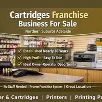 Profitable Long Established Cartridges Franchise Business for sale Northern Suburbs Adelaide image