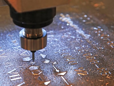 High-quality retail and commercial engraving business image