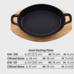 Oval Sizzling Plate