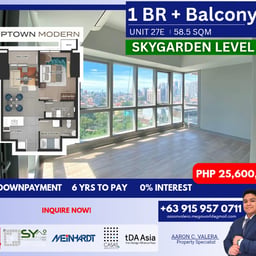 Uptown Modern - 1BR with Balcony
