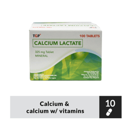 TGP Calcium Lactate Tablet 325mg 10s