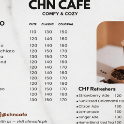 COFFEE MENU 