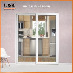 08 White Sliding Door
