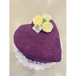 Ube Halaya Heart Cake 