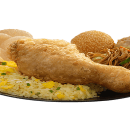 Chinese-Style Fried Chicken Lauriat