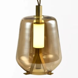 MODERN ALUMINUM TABLE LAMP IA-9342-1T AM