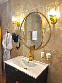 Salle de bain 2 evier et miroir
