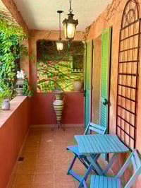 Terrasse de l'entrée