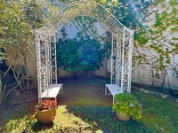 Vue pergola de face