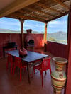 Terrasse vue montagne