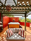Terrasse vue jacuzzi