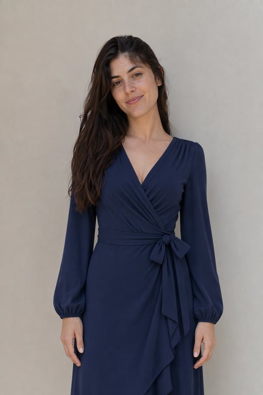 Vestido cruzado