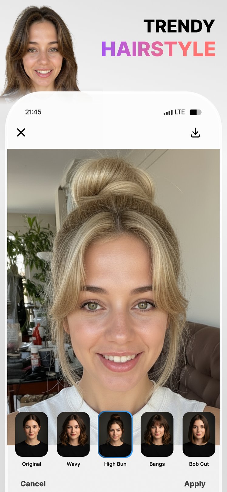 Trend Saç Model Screen