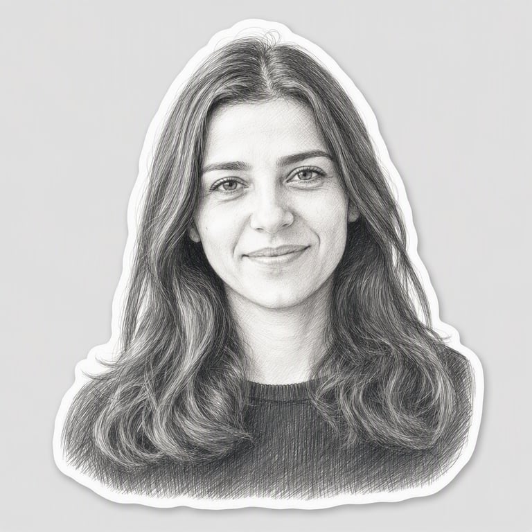 Скица с молив: Графит с лека щриховка