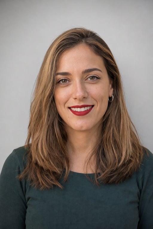 Llavi vermell: Contorn net, celles pentinades i vermell intens