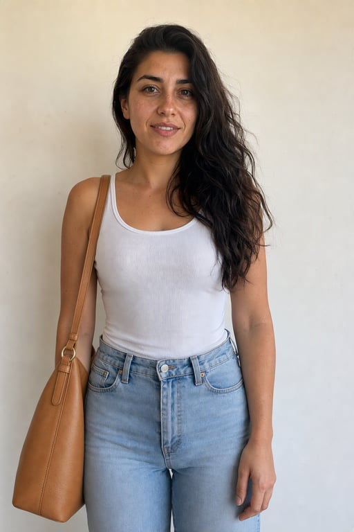 Bolso tote de cuero