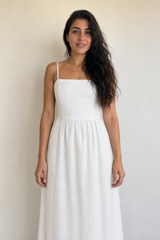 Vestido blanco de verano