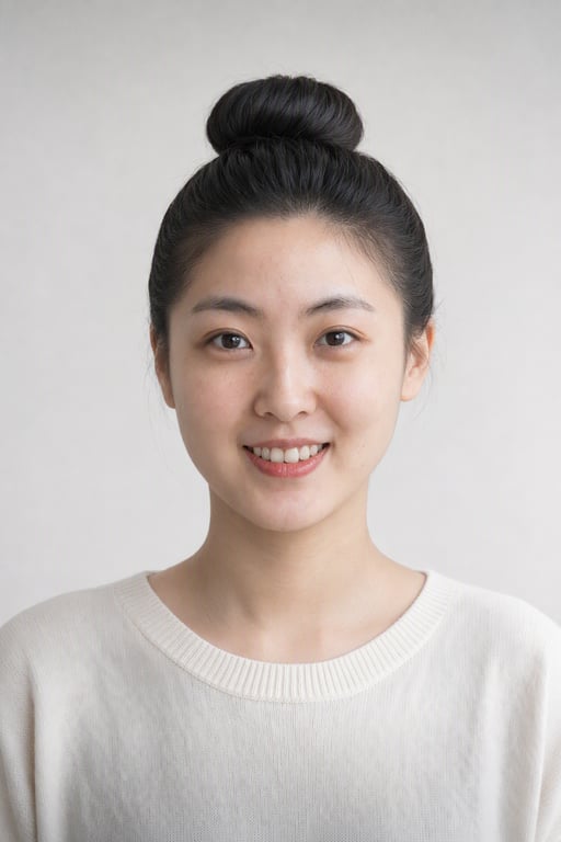 高丸子头: 利落往上收，上班和参加婚礼都不会错