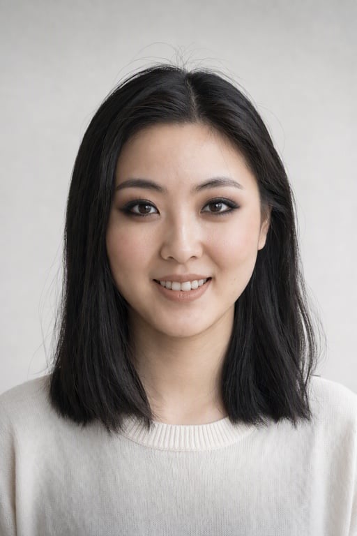 烟熏眼妆: 深灰眼影、修容清晰、哑光裸唇