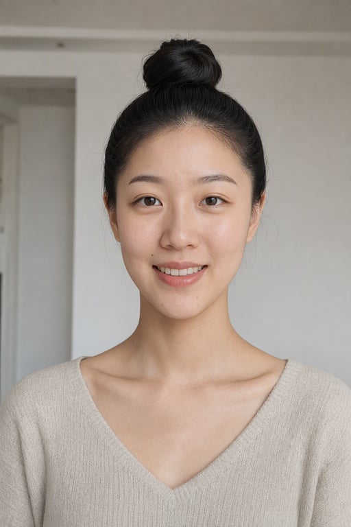 高丸子头