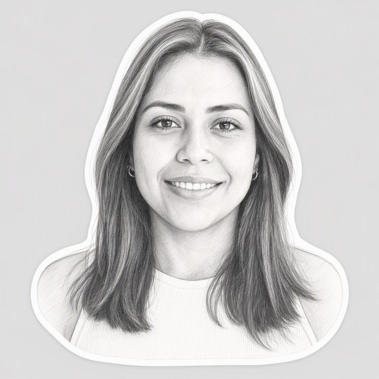 Retrato a lápiz: Grafito con trama suave