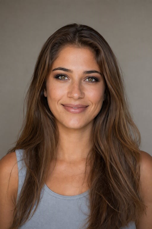 Smokey Eyes: Anthrazitfarbenes Auge, konturierte Wange, matte Lippe