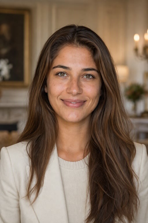 Old Money: Cremefarbener Blazer, ruhiger Luxus im Interieur