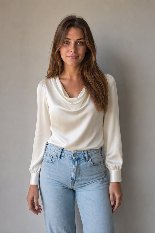 Seidenbluse