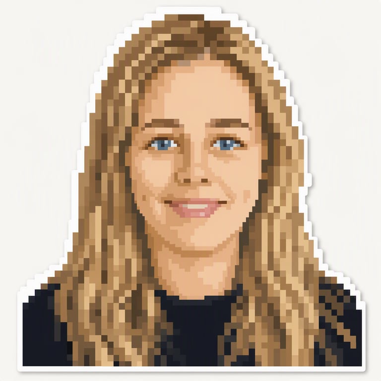 Pixelkunst: Grov 16-bit stil på en enkel bund