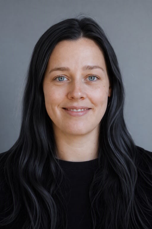 Ravnsort: Blank og kontrastfuld