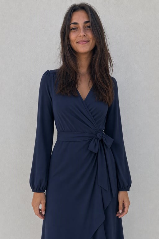 Vestido cruzado