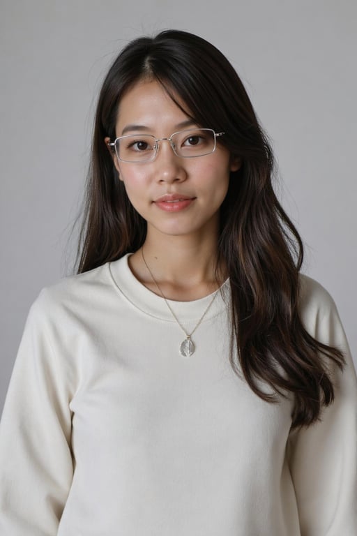 Thin rectangle glasses virtual try-on