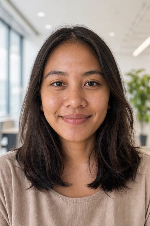 Kantor modern: Sedikit buram, pas untuk profil kerja cepat