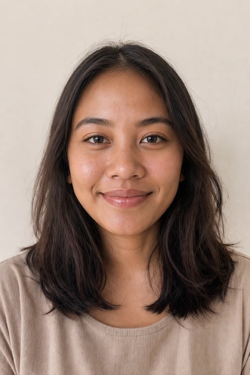 Makeup natural: Kulit dewy, alis disisir, bibir dengan lip balm