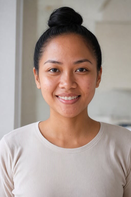 Sanggul tinggi rapi