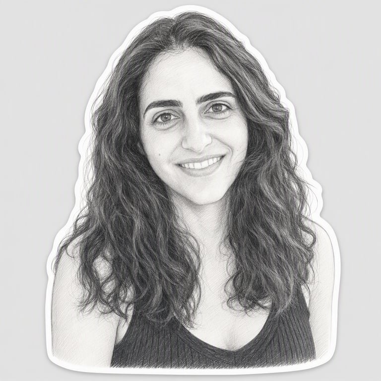 רישום עיפרון: גרפיט עם הצללה קלה