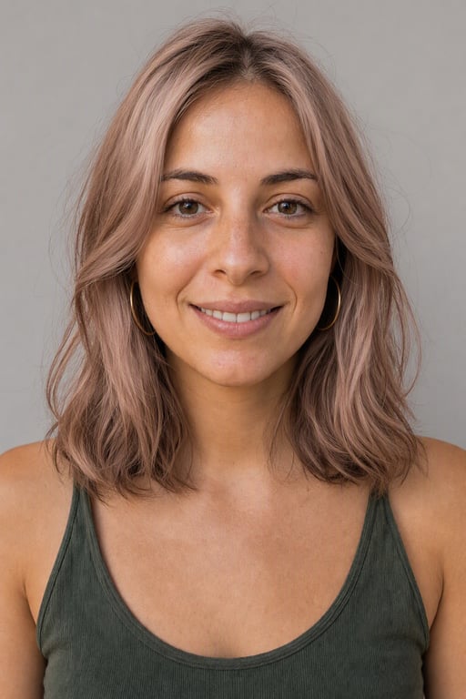Rose gold: Biondo con velatura rosata