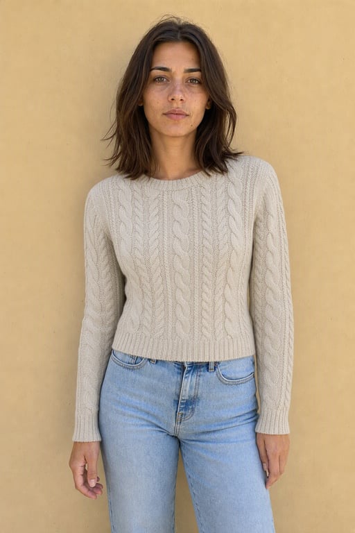 Maglione in maglia grossa