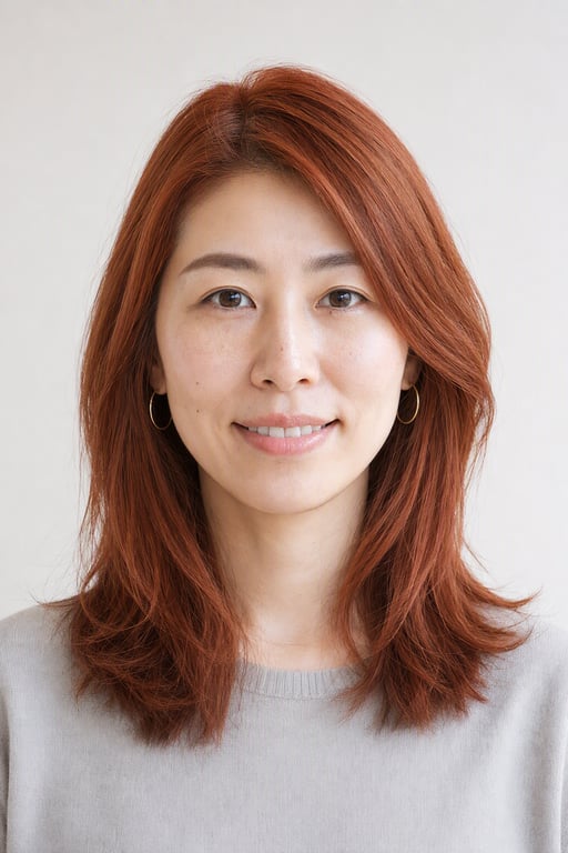 オレンジブラウン: 血色が良く見える暖色。イエベ秋と相性がいい色です
