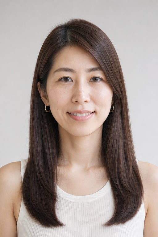 艶ストレート: 縮毛矯正をかけた後のような、まっすぐで艶のある質感