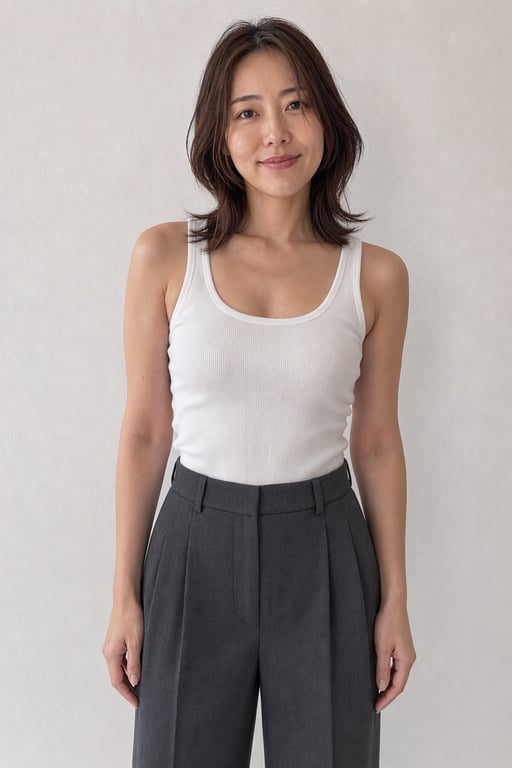 センタープレスパンツ