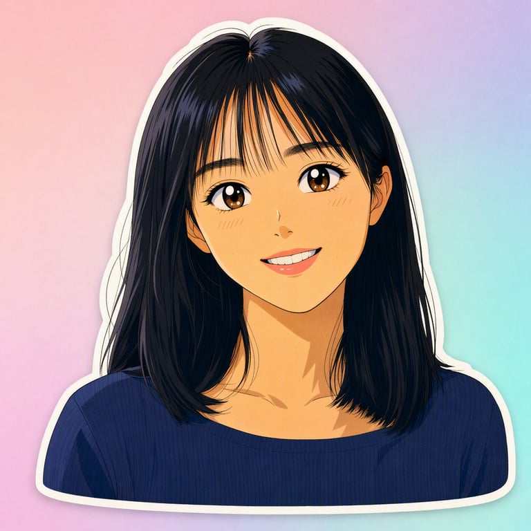 90年代アニメ風