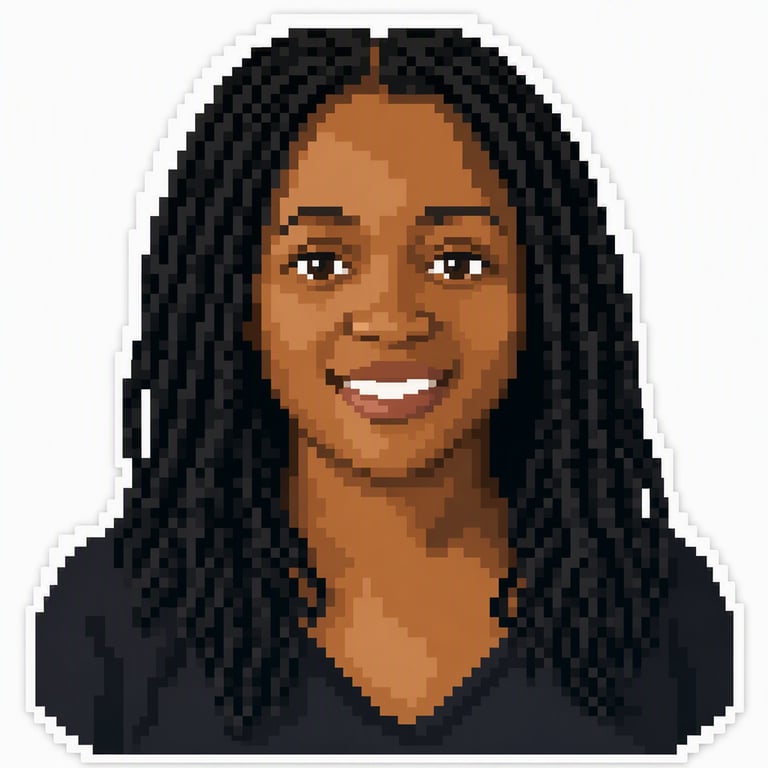 Pixel art: Biti 16 nzito juu ya mandhari tulivu