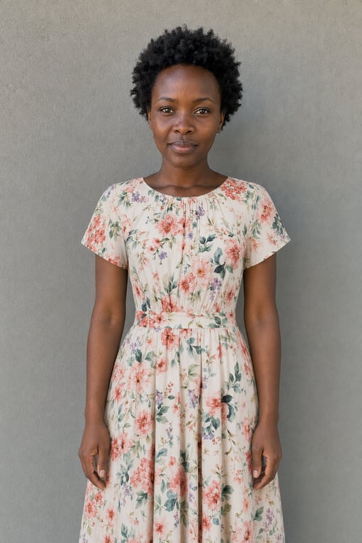 Gauni la midi la maua