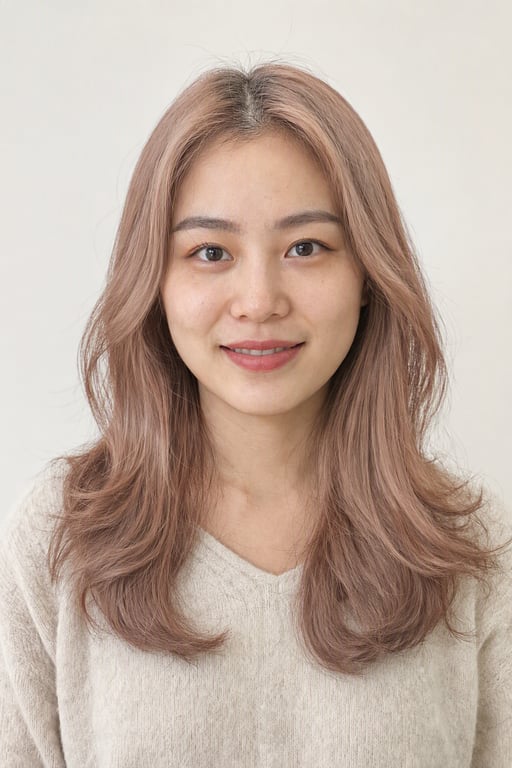 애쉬 핑크: 탈색한 모발에 얹는 분홍빛 톤