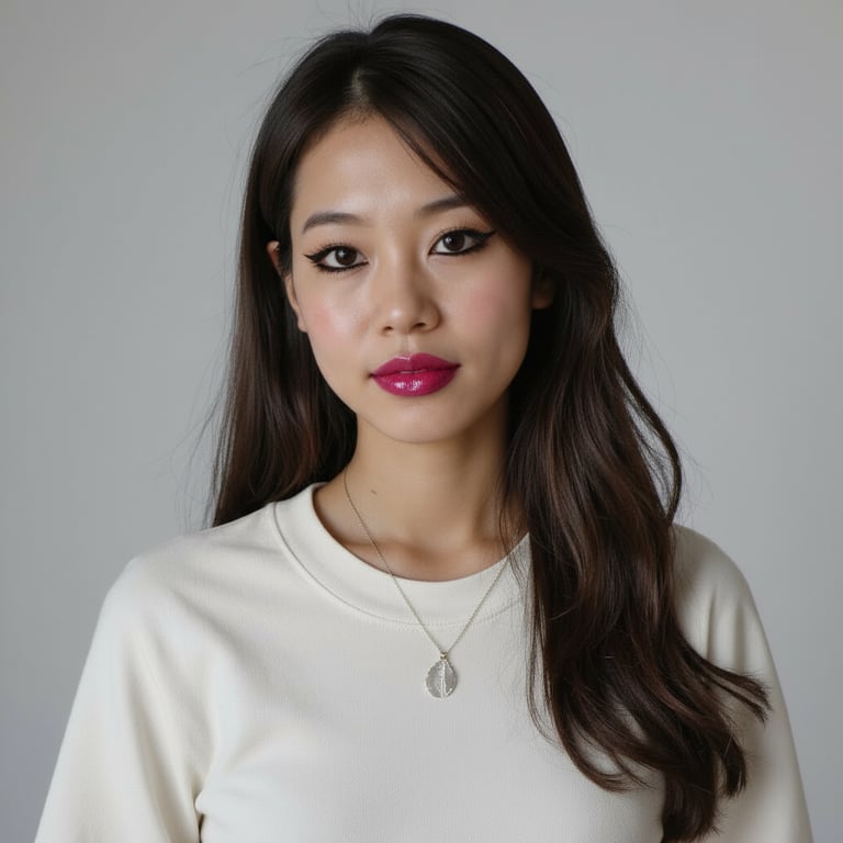 AI cat eye makeup result by Visio