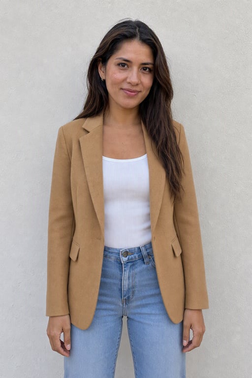 Saco camel