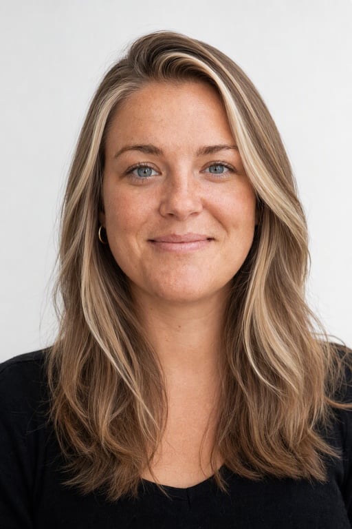 Money piece: Lyse strå rundt ansiktet på din egen bunn