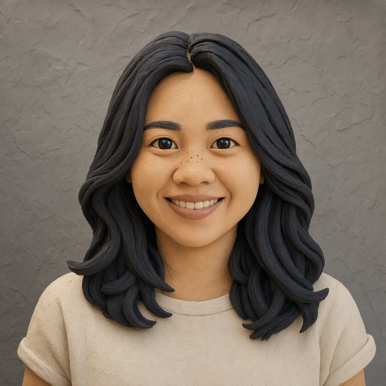 Clay: Matte na clay figure, malambot na studio light