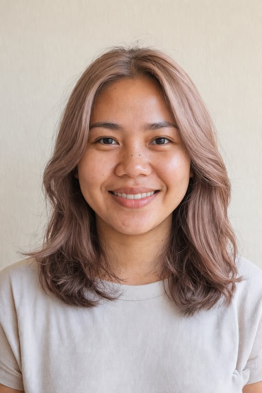 Rose gold: Blonde na may rosas na hagod